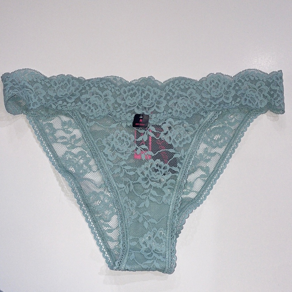 Medium lace blue lace panties, La senza - tags attached,  Bundle 4 for $20!